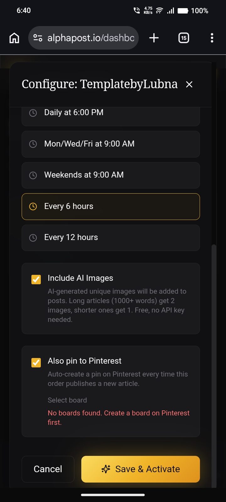 Any Updates On Pinterest Problem
