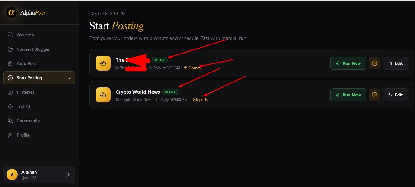 Auto Post Ai is Not Workin
