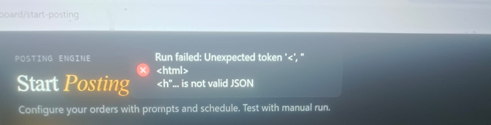 bhai ye error q aa raha hi auto posting karty time ye tool ka masla hi