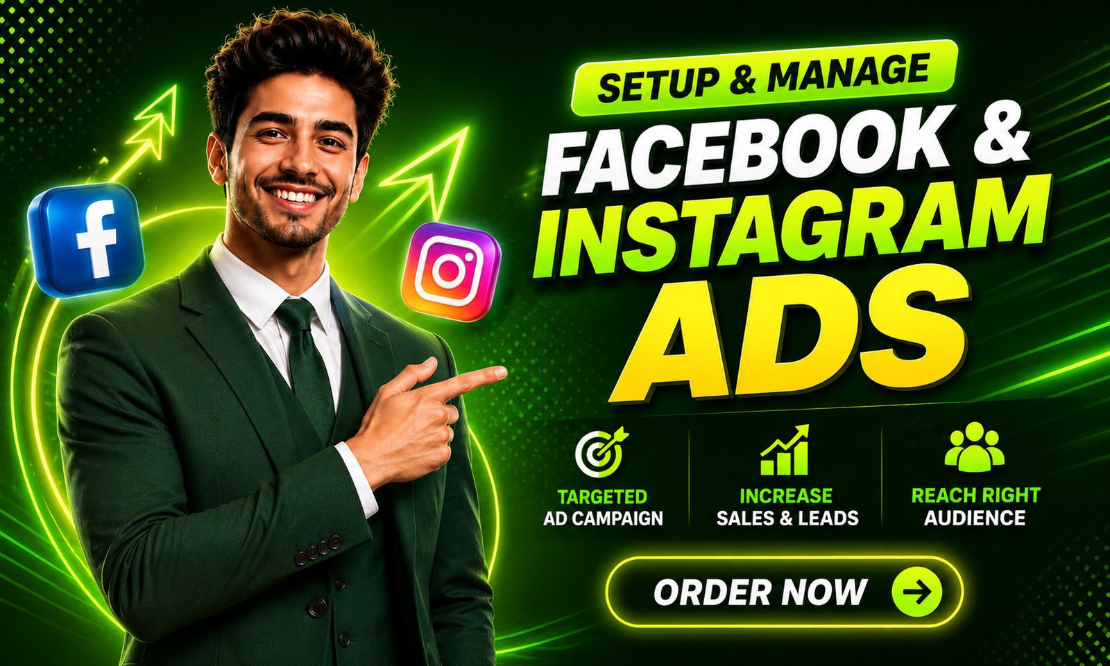 I will setup and manage facebook ads and instagram ad campaign for your business